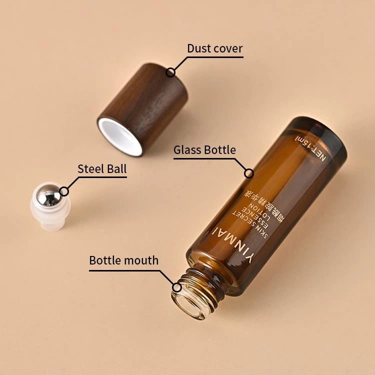 10ml roll on bottle electroplated